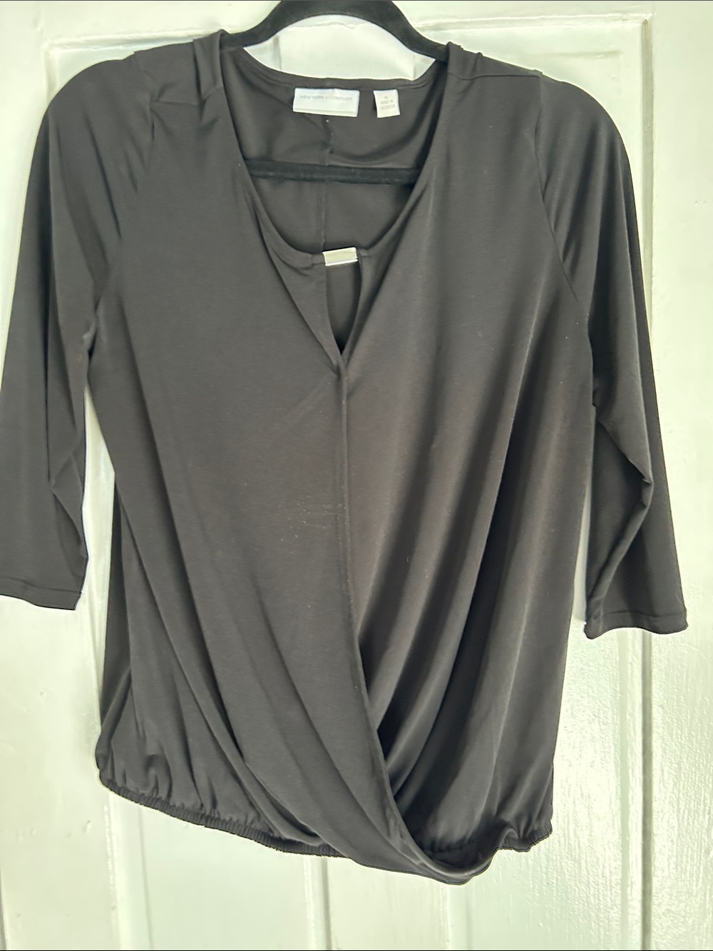 New York & Company Black Women's Blouse